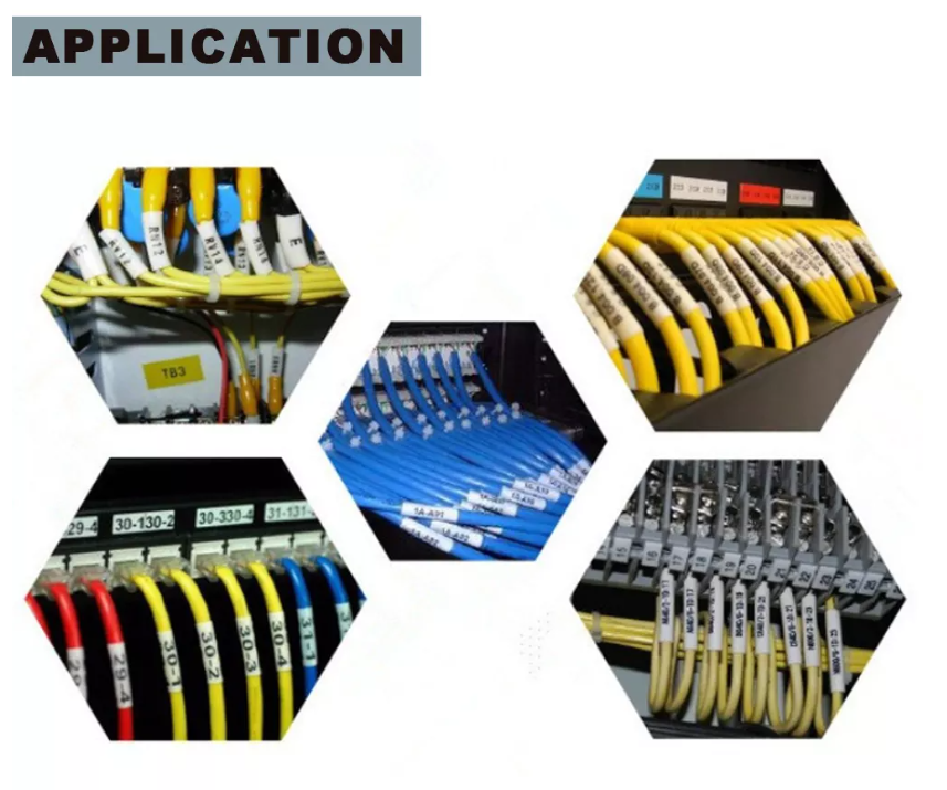 LIVYU LIFE 6mm heat shrink tube for casio printer - white tube