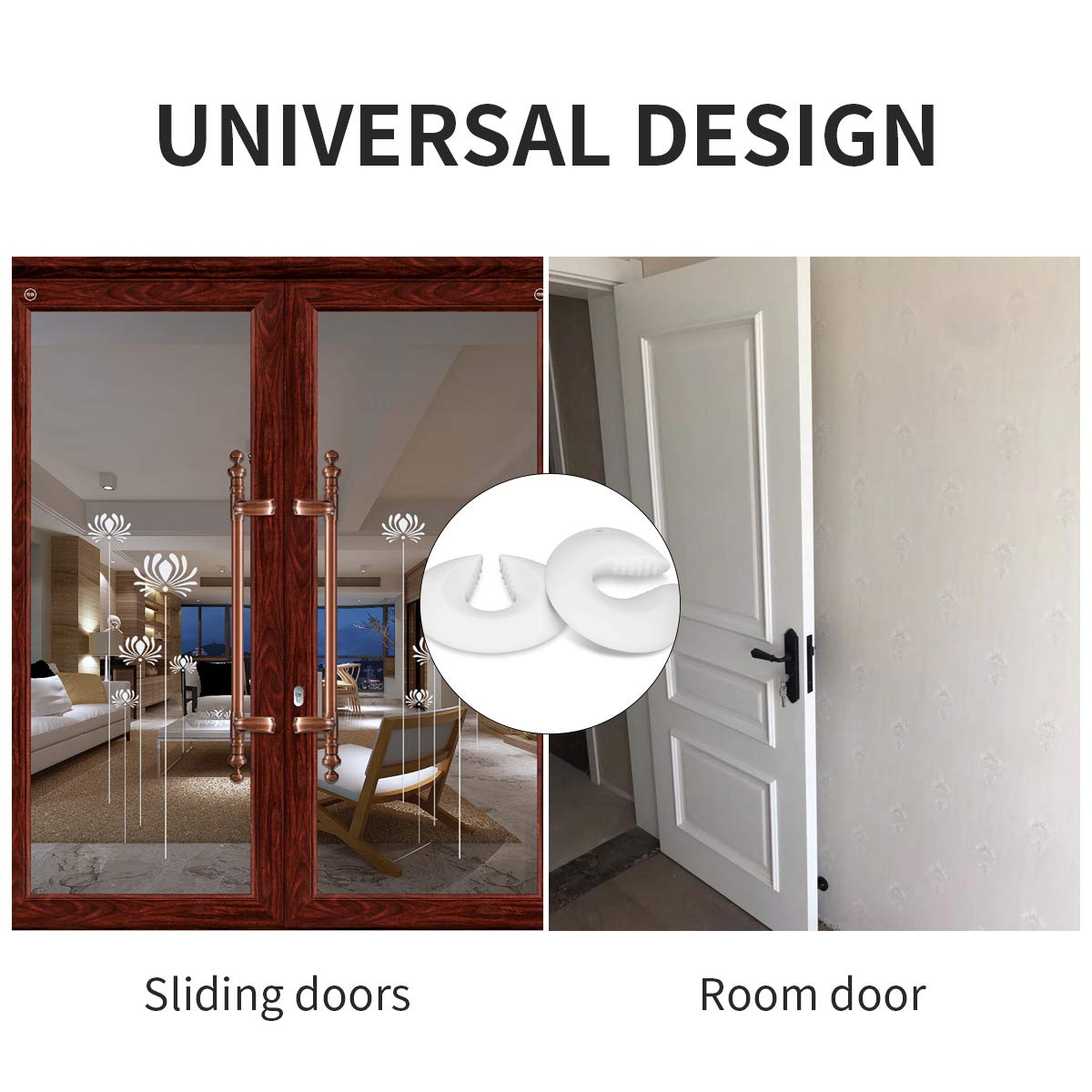 LIVYU LIFE door stopper for kids safety ,silicone,translucent