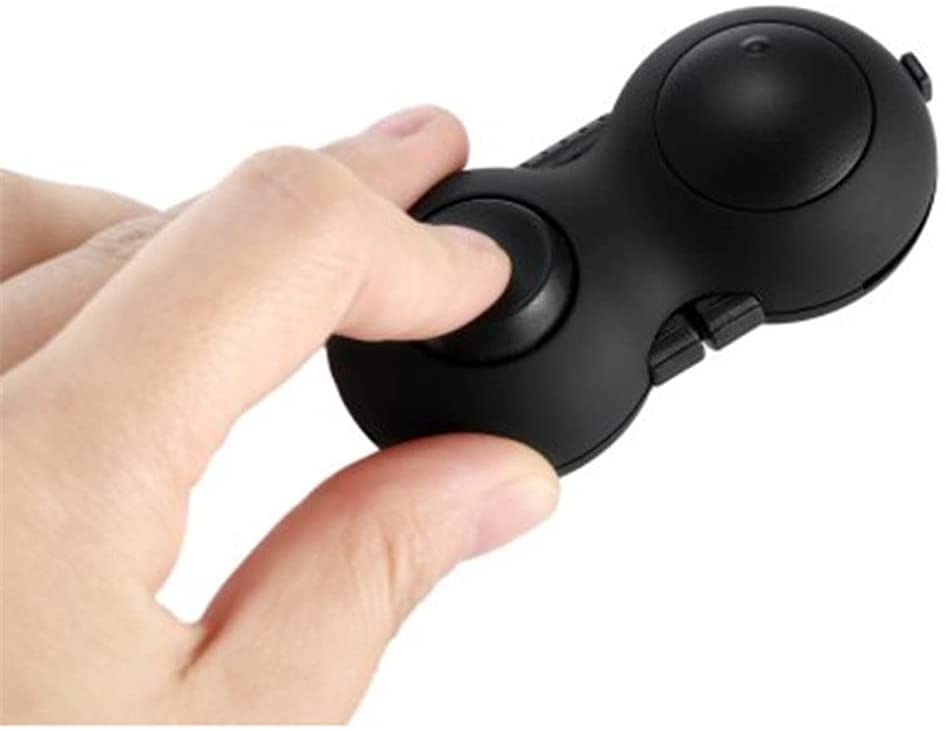 LIVYU LIFE fidget toy pad with 8-fidget functions - black