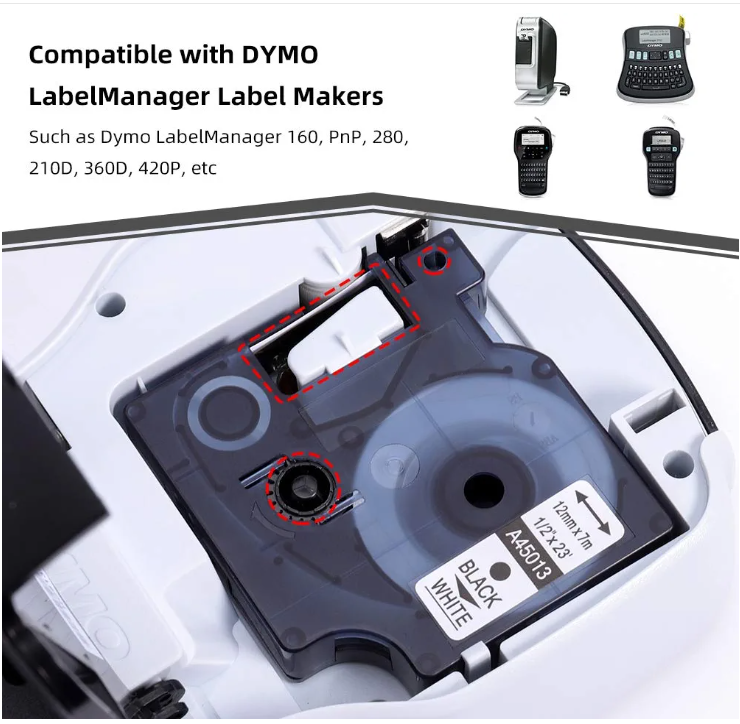 LIVYU LIFE DM1 label tape for Dymo label printers,asset labeling ...
