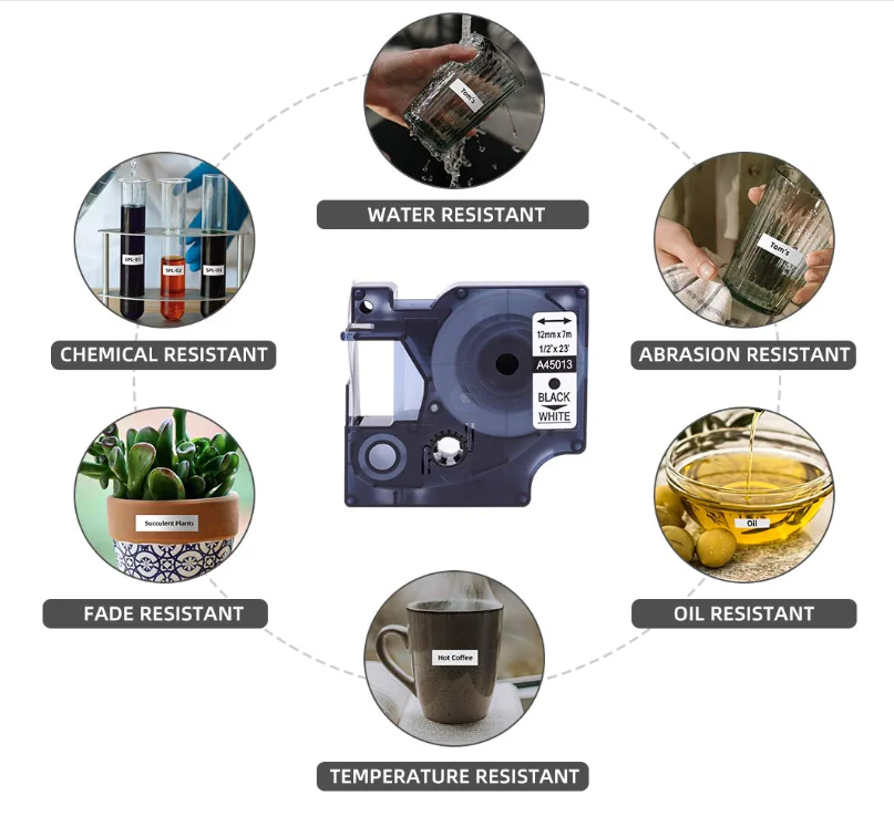 LIVYU LIFE DM1 label tape for Dymo label printers,asset labeling ...
