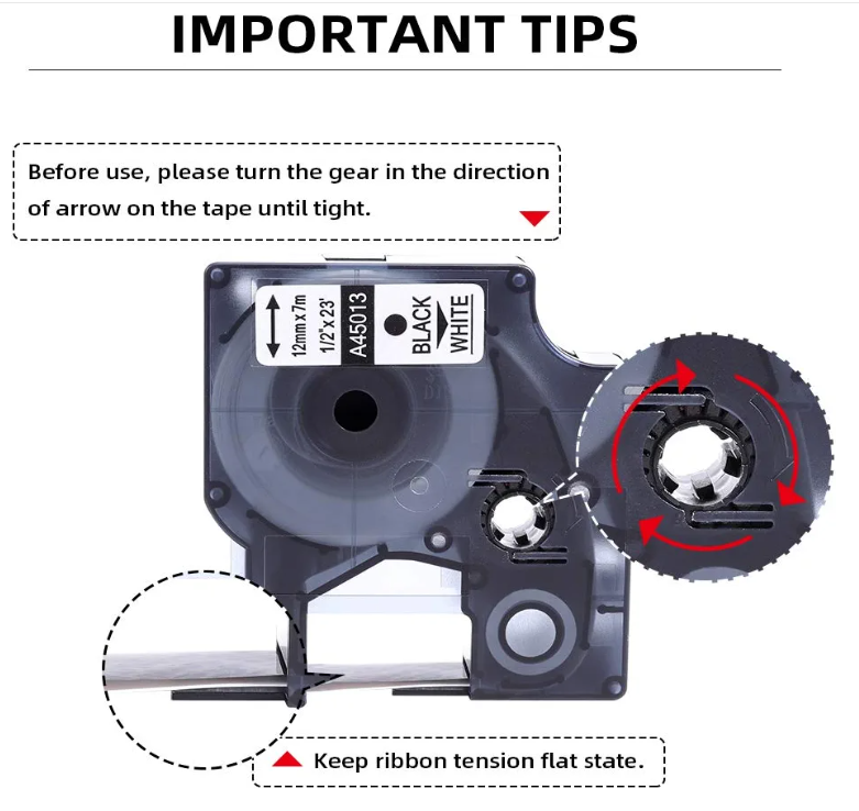 LIVYU LIFE DM1 label tape for Dymo label printers,asset labeling ...