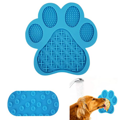 LIVYU LIFE lick pad for distraction for dogs during bath,blue,1pc