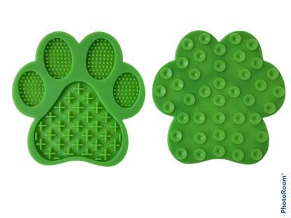 LIVYU LIFE lick pad for distraction for dogs during bath,green,1pc